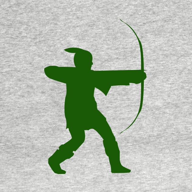 Nottinghamshire Archer by Wickedcartoons